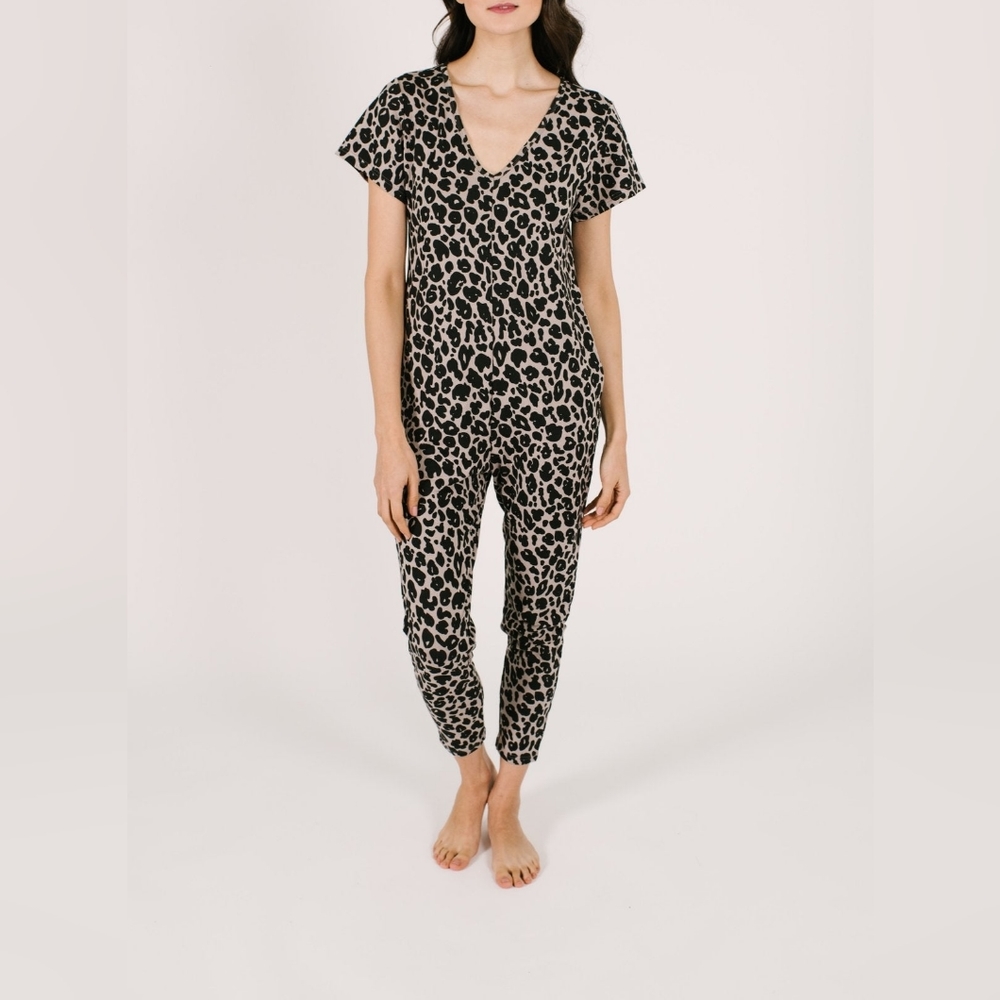 XS Smash + Tess Sunday Romper Lexi Leopard